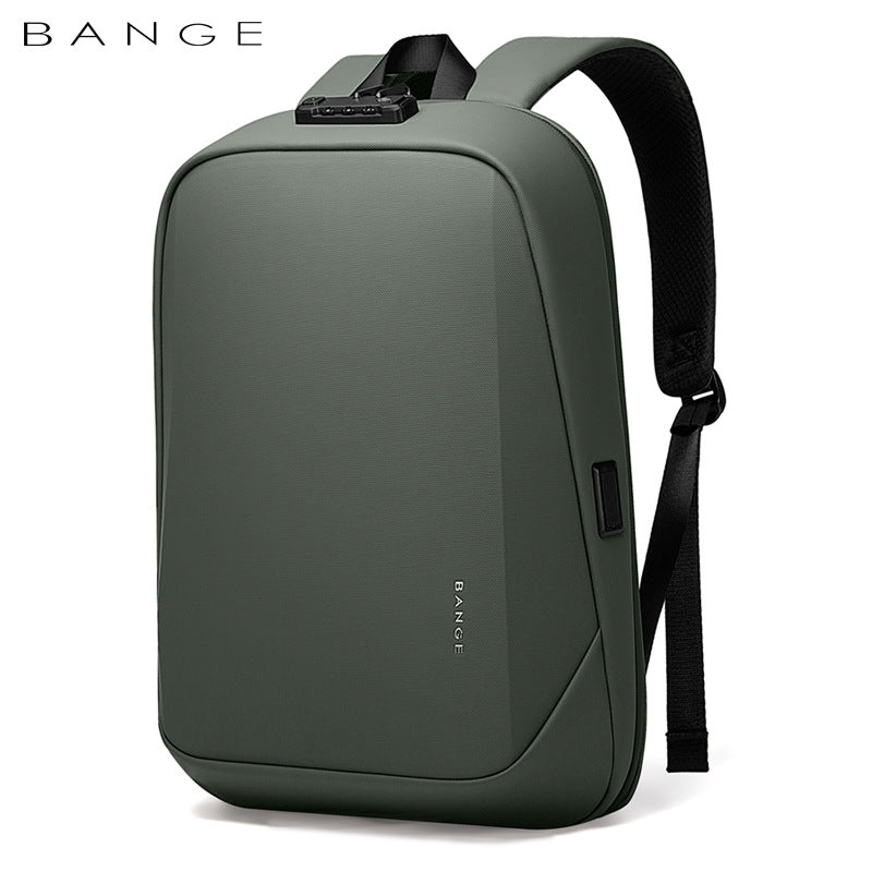 Men's Bange Fashion Waterproof Hard Shell Polyhedron Backpacks