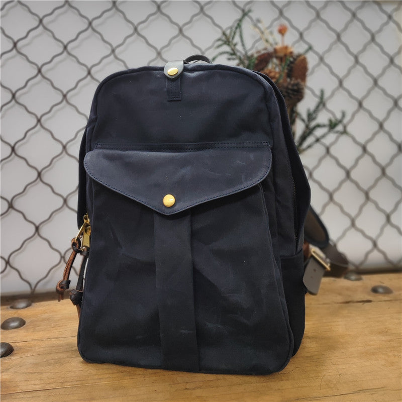 Women's & Men's & American Oil Wax Waterproof Vintage Backpacks