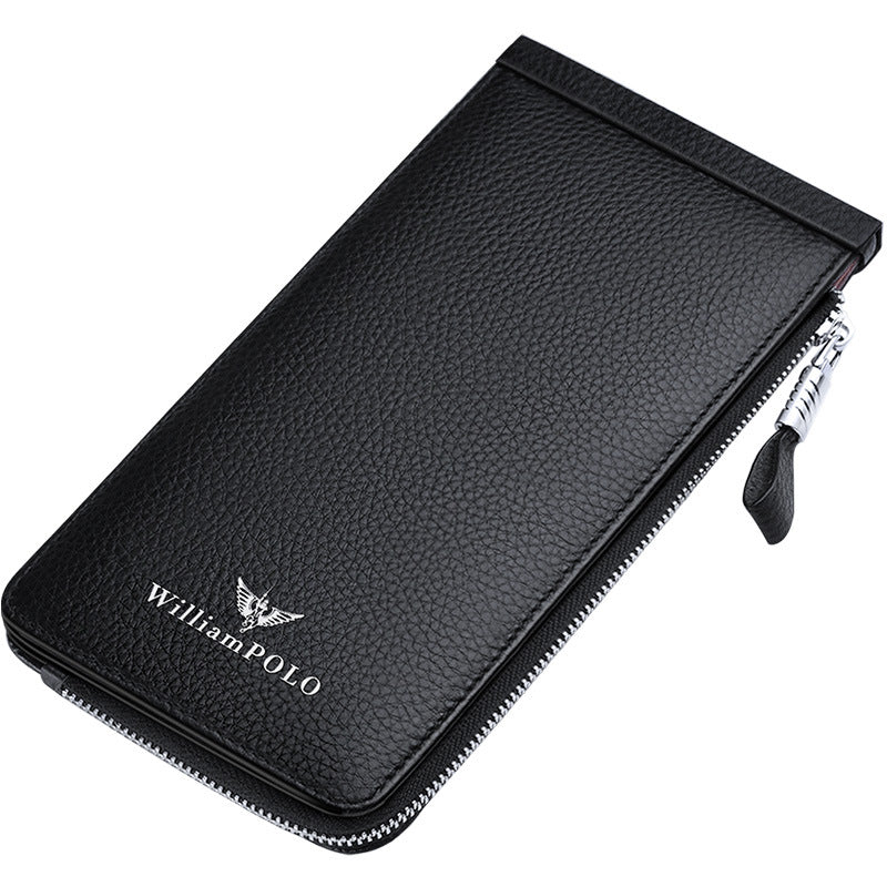 Men's Paul Genuine Leather Business Multiple Slots Men's Wallets