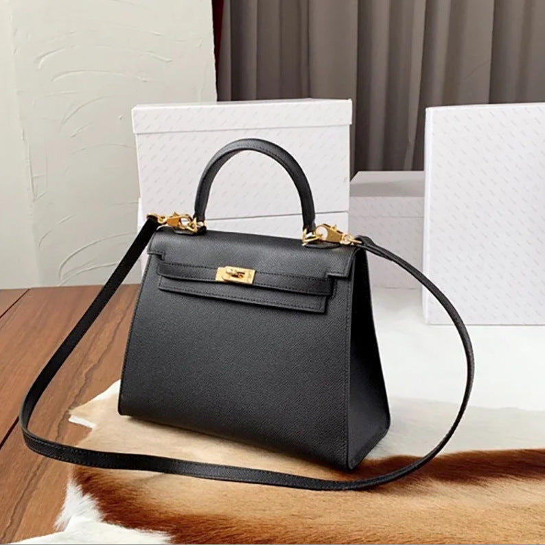 Cowhide Kelly Second Generation Trendy High Sense Genuine Bags