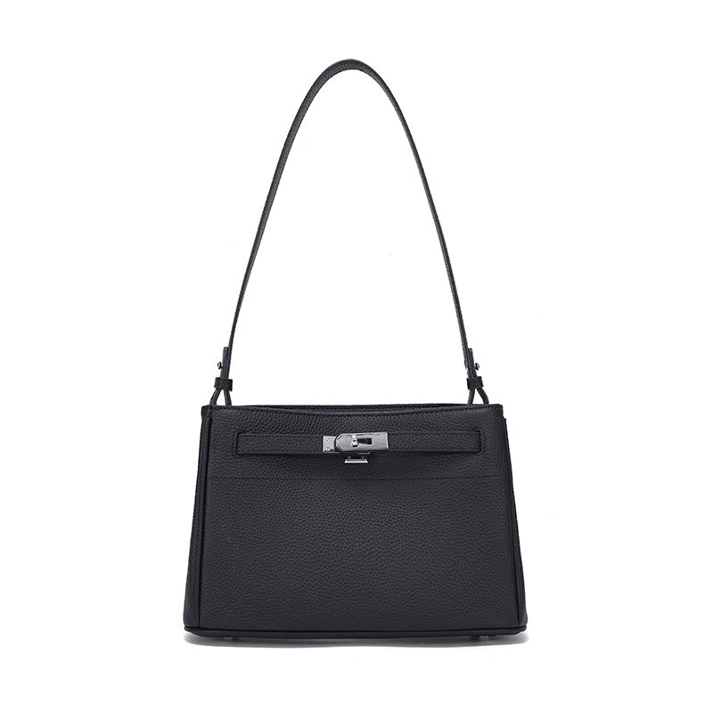 Women's Genuine Leather First Layer Cowhide Commuter Shoulder Bags