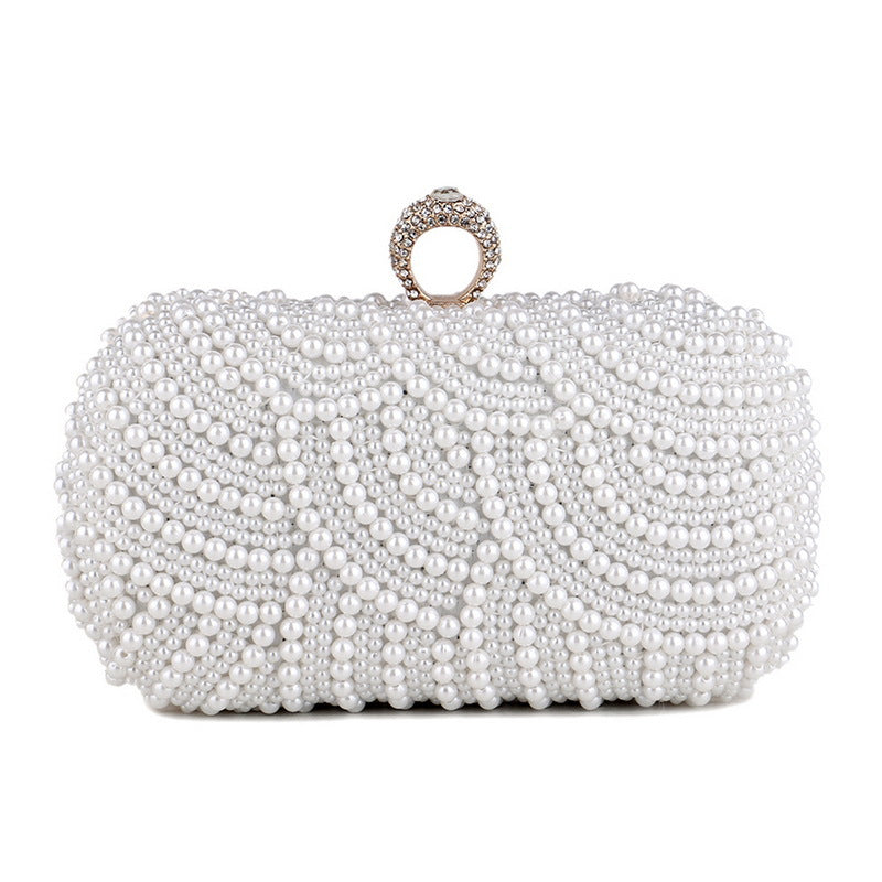 Pearl Embroidery Dinner Banquet Clutch Dress Evening Bags