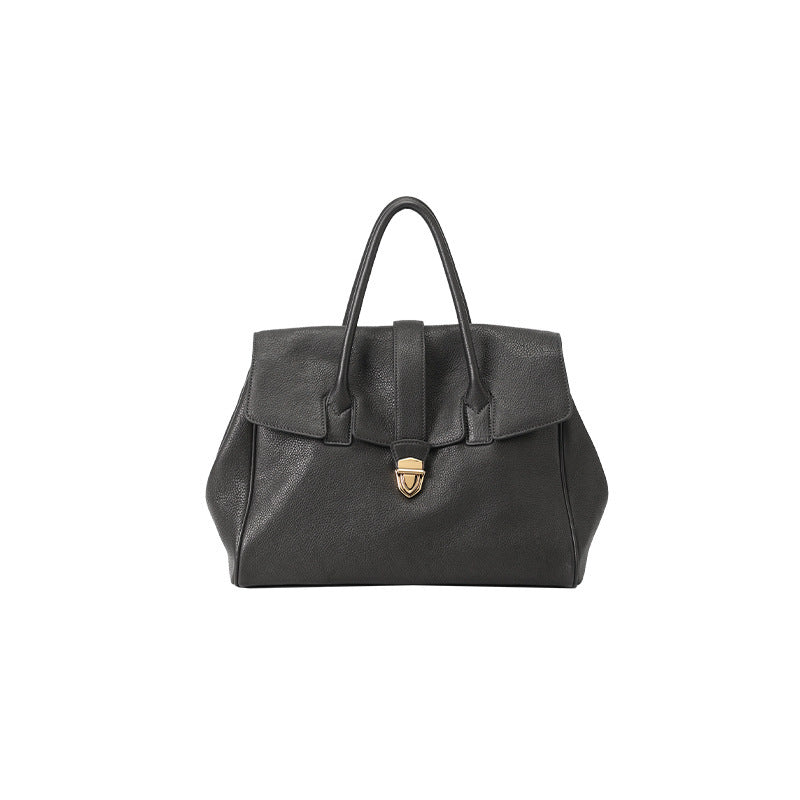 Women's Retro Portable Large Capacity High-grade Commuter Handbags
