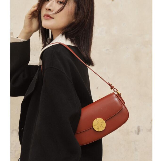 Women's High-grade Underarm Genuine Leather Summer Fashion Armpit Bags