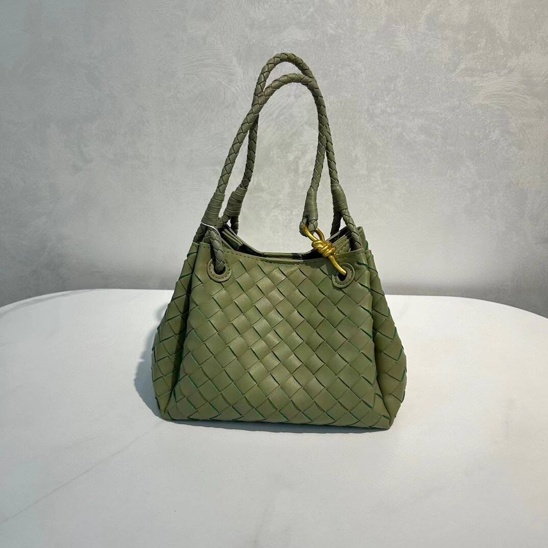 Parachute Woven Vegetable Basket Metal Cord Handbags
