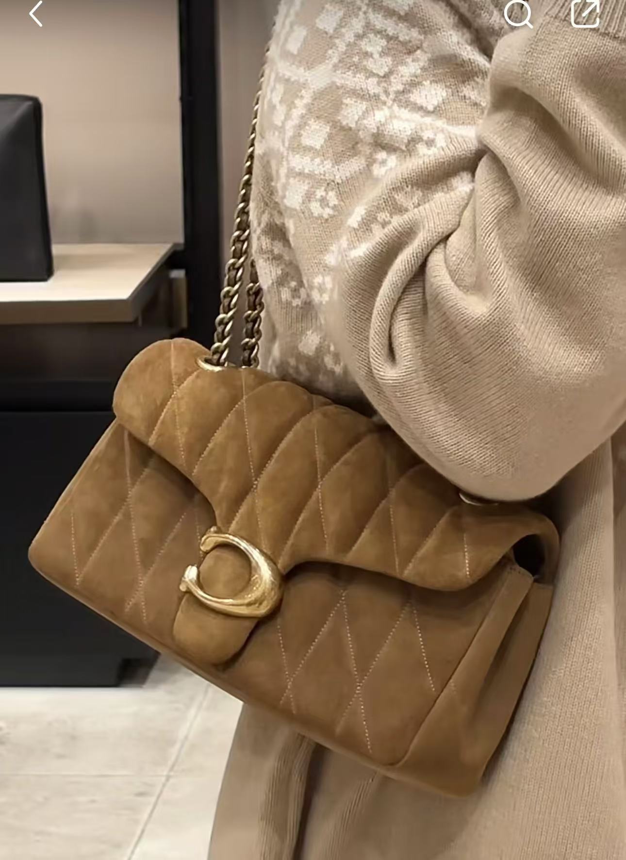 Creative Rhombus Sheepskin Chain Dionysian Underarm Crossbody Bags