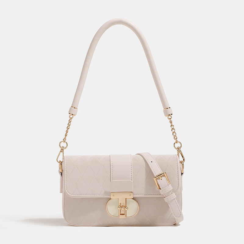 Peach Oolong French Underarm Advanced Texture Shoulder Bags