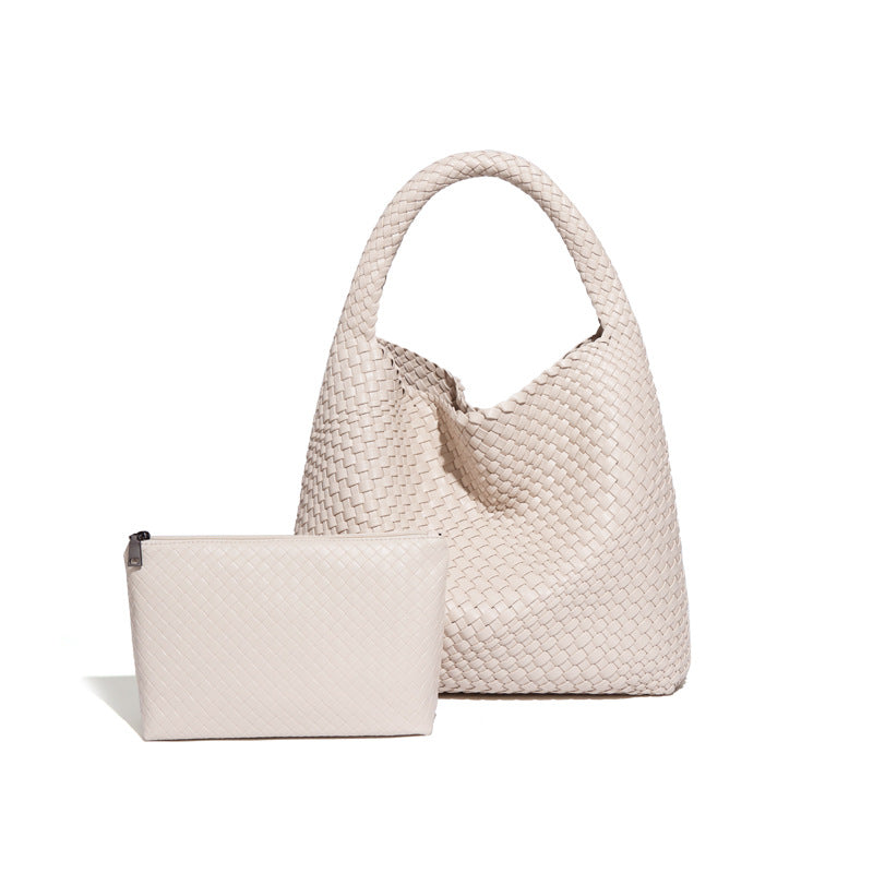 Simple Versatile Large Capacity Underarm Vegetable Handbags