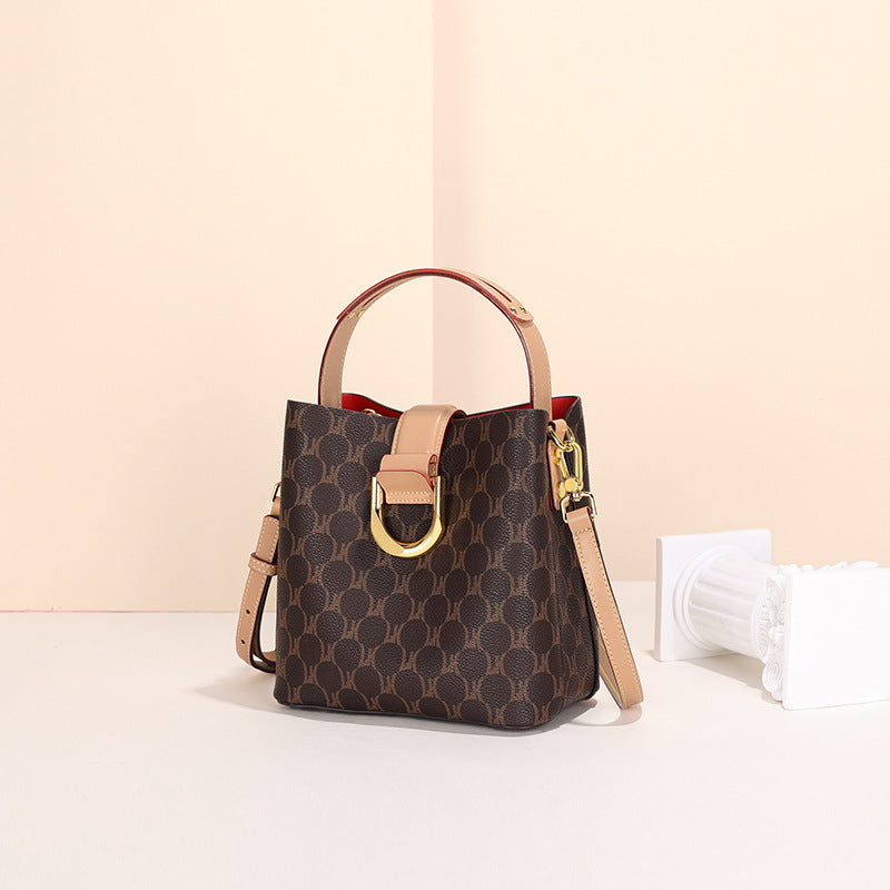 Women's Popular Fashion Simple Commute Texture Crossbody Bags