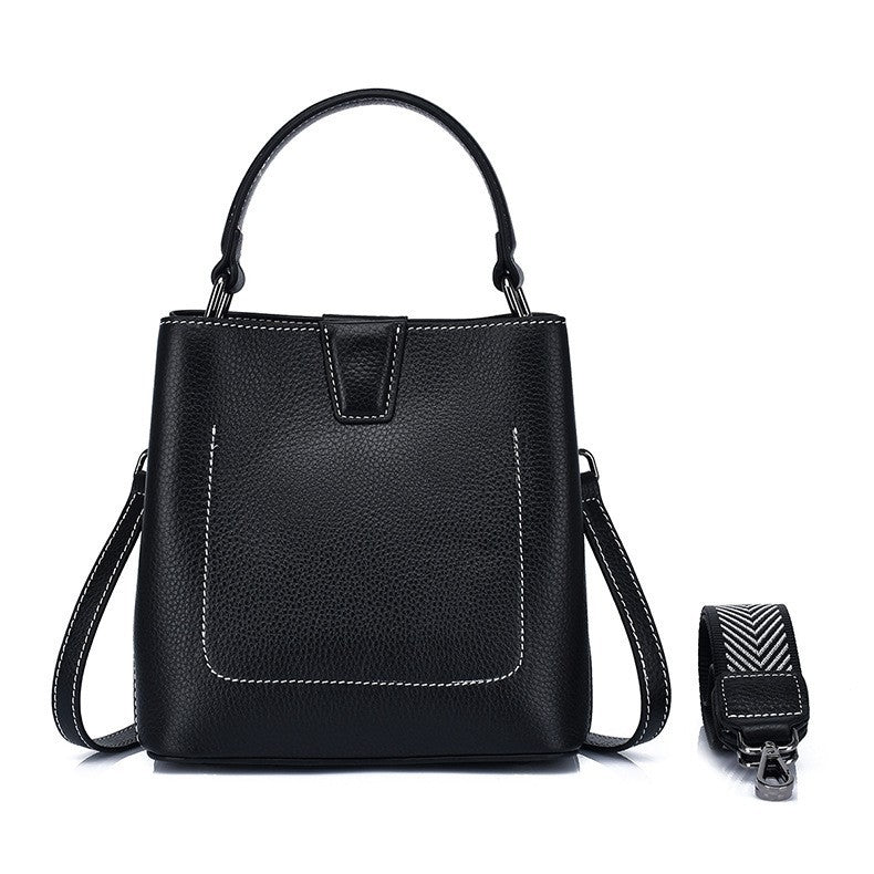 Women's Layer Cowhide Live Broadcast Fashionable Stylish Shoulder Bags