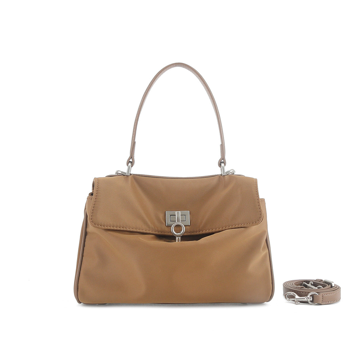Nylon Cloth Large Capacity Totes Loose Neutral Shoulder Bags