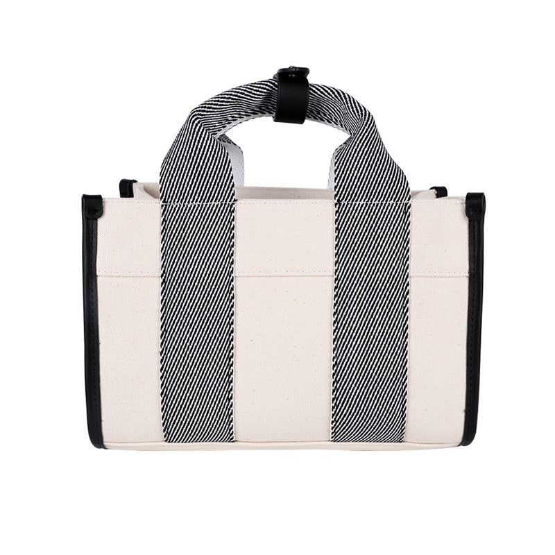 Women's Fashionable High-grade Korean Style Simple Canvas Handbags