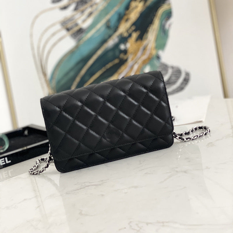 Strictly Choose Fortune Caviar Leather Magnetic Crossbody Bags