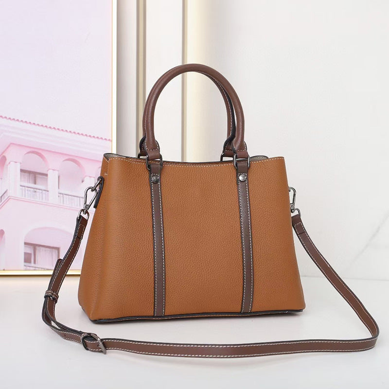 Women's Genuine Leather To Give Mom Elegant Handbags