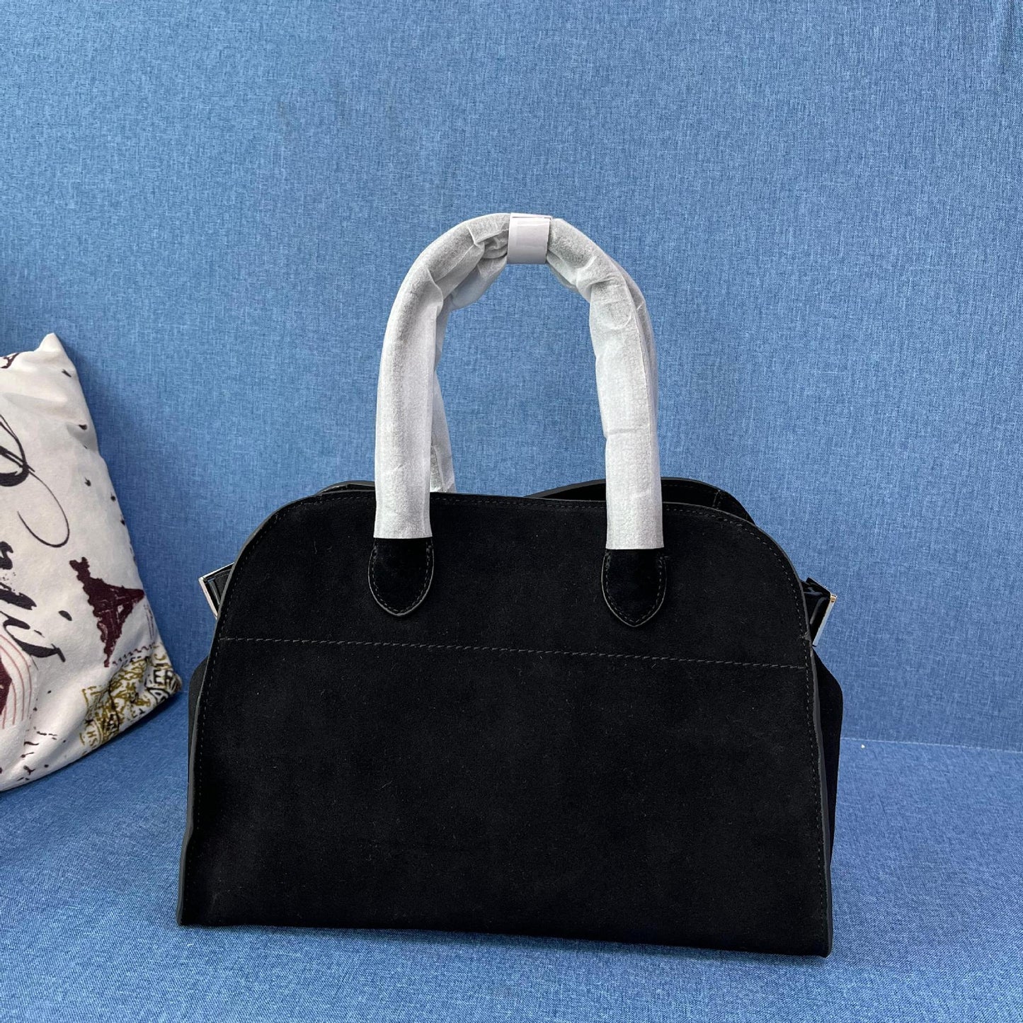 Textured Cowhide Large Capacity Totes Minimalist Handbags
