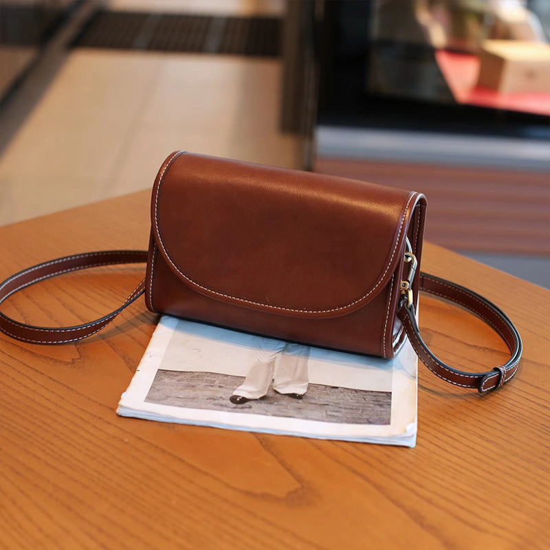 Women's Retro Genuine Leather High-grade Versatile Crossbody Bags