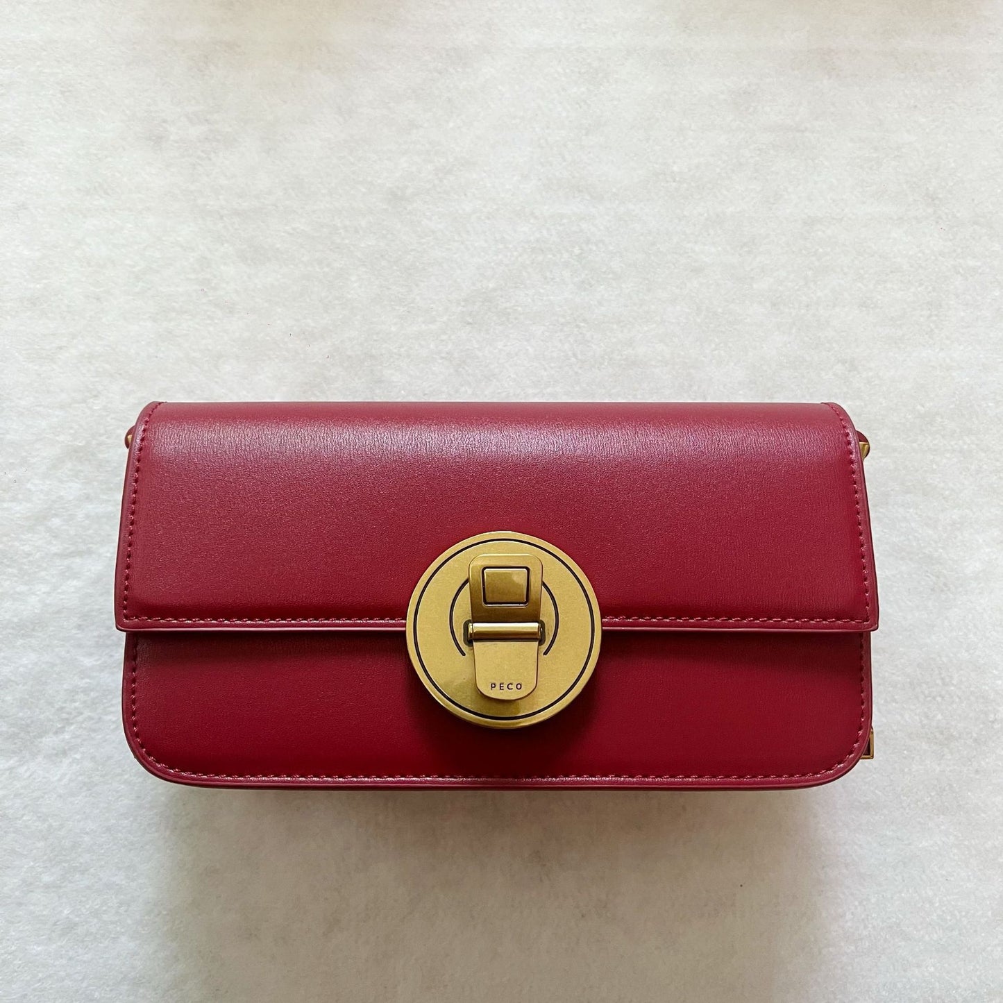 Women's Slouchy Genuine Leather Baguette Design Crossbody Bags
