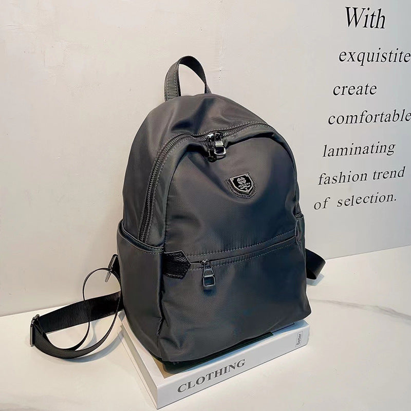 Women's Oxford Cloth Simple Solid Color Commuter Backpacks