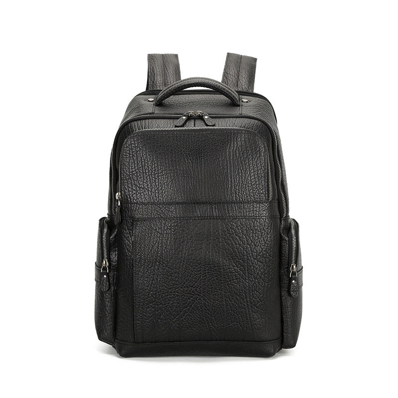 Men's Multifunction Difference Genuine Leather Leisure First Backpacks