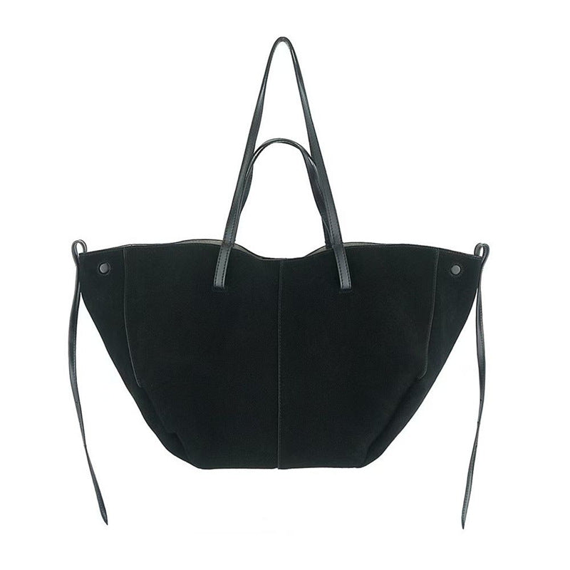Women's Pauline Matte Leather Wings Style Frosted Shoulder Bags