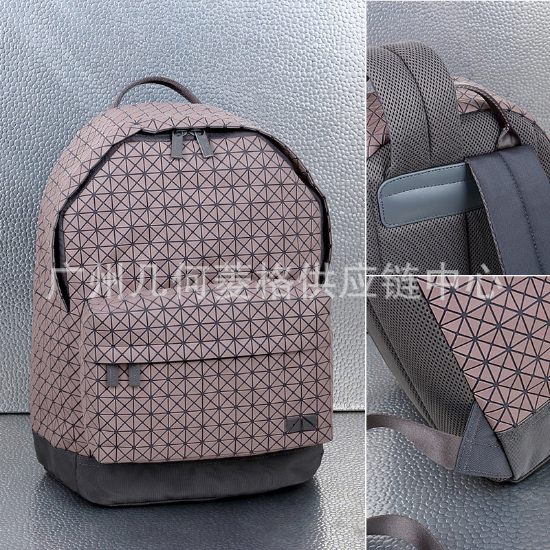 Geometric Rhombus Silicone Male Female Computer Bags