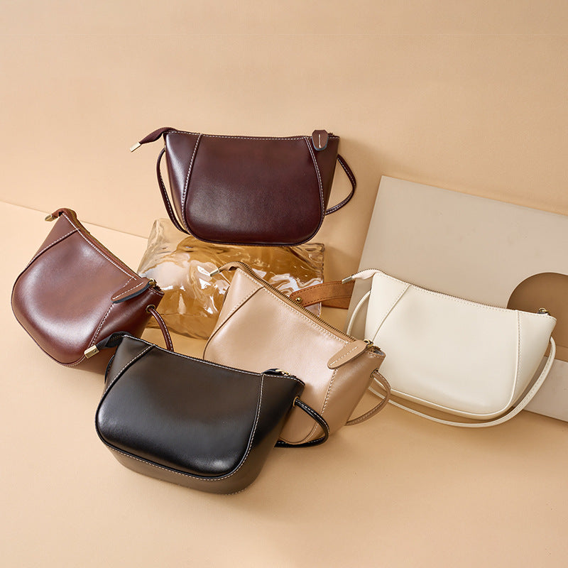 Women's First Layer Cowhide Genuine Leather High-grade Crossbody Bags