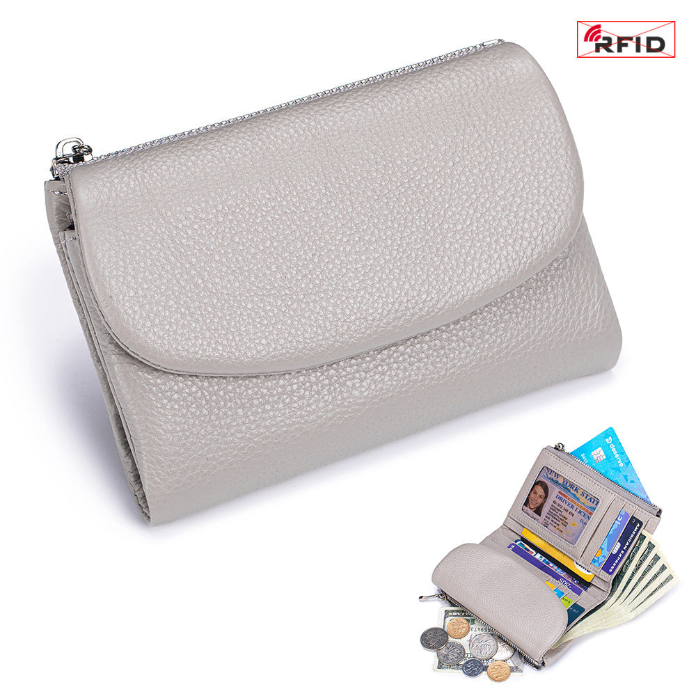 Women's Fashion Short Soft Textured Large Capacity Ladies Wallets