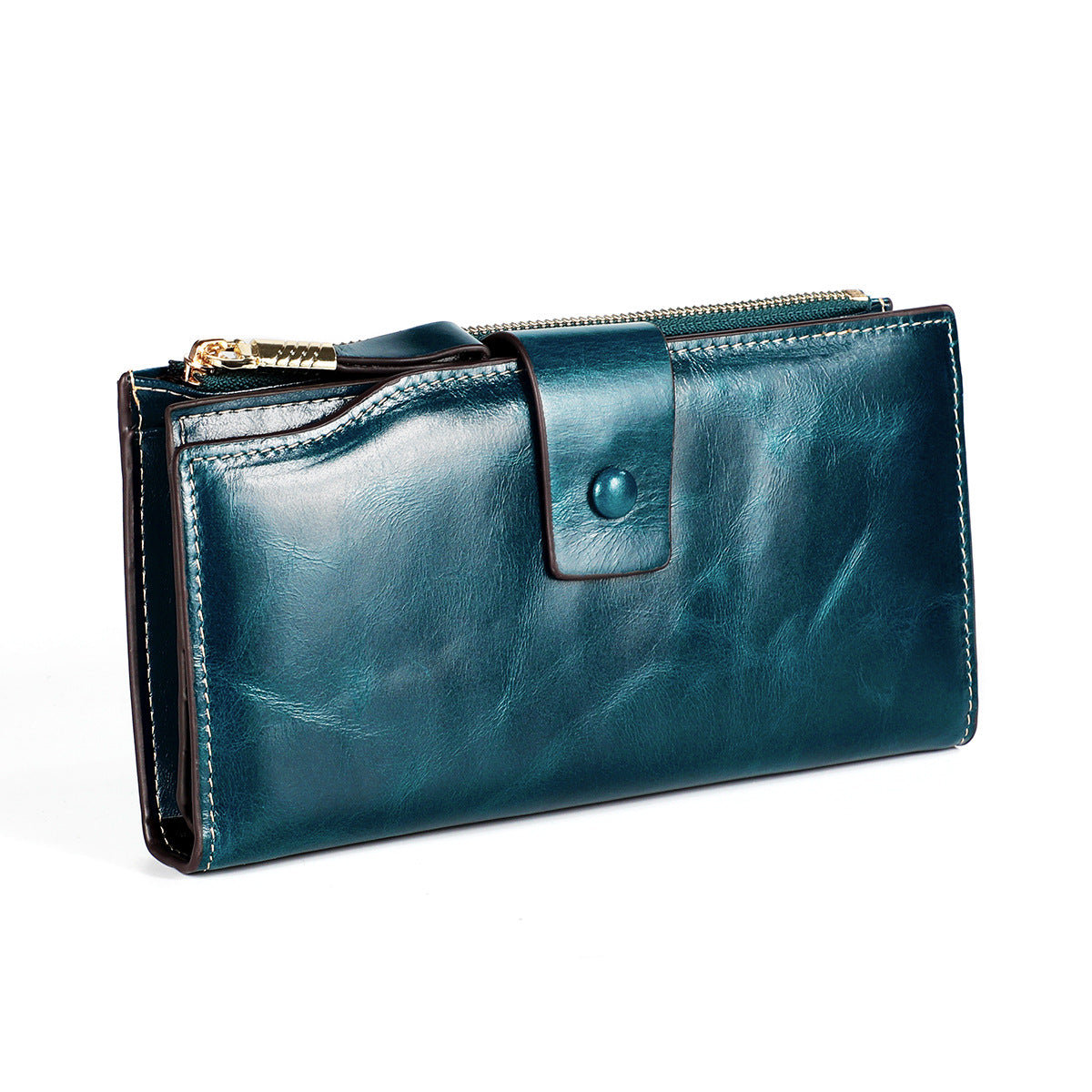 Women's & Men's Long Fashion Genuine Leather First Layer Ladies Wallets
