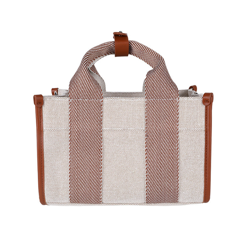 Women's Spring Fashion Korean Vintage Canvas Large Handbags