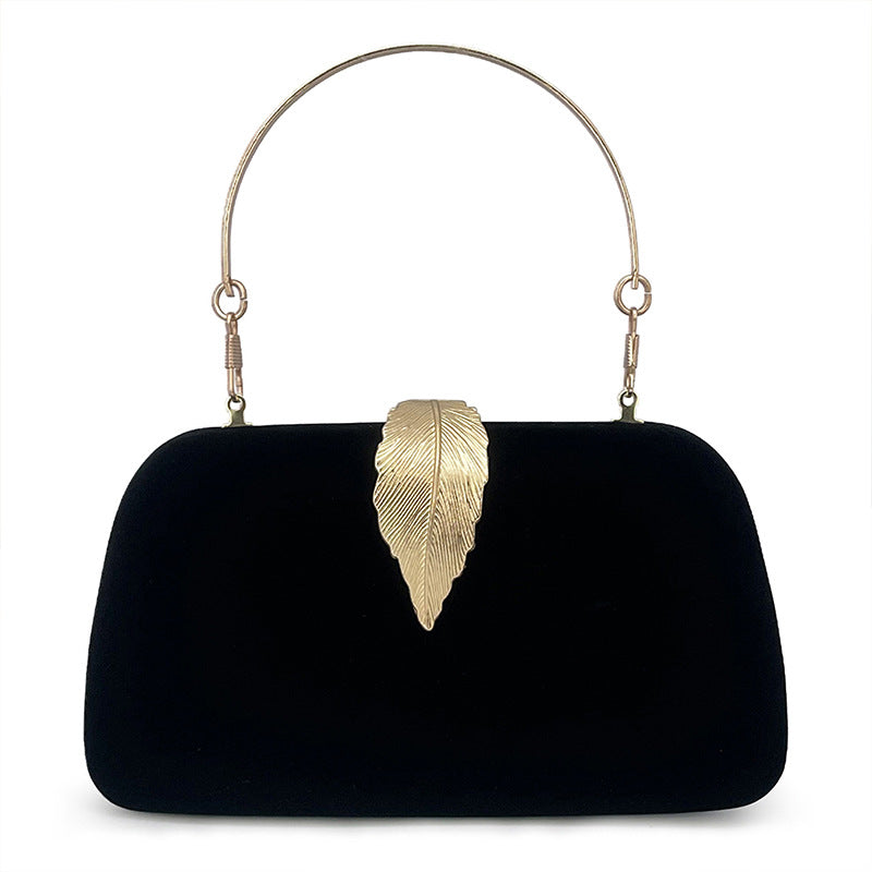 Women's Elegant Dinner Clutch Banquet Party Black Ladies Wallets
