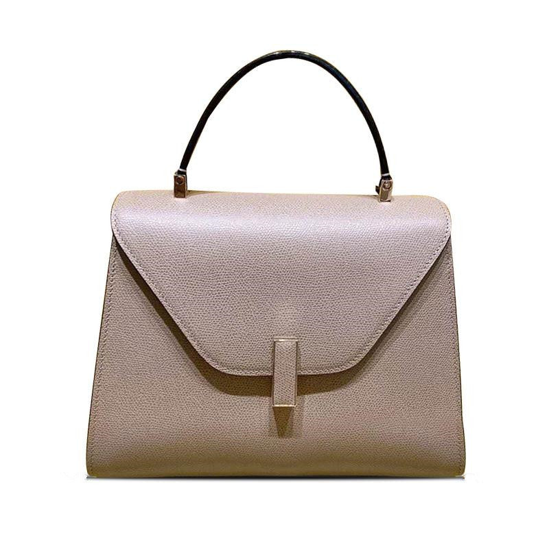 Women's Genuine Leather White Cowhide Kelly Callie Shoulder Bags