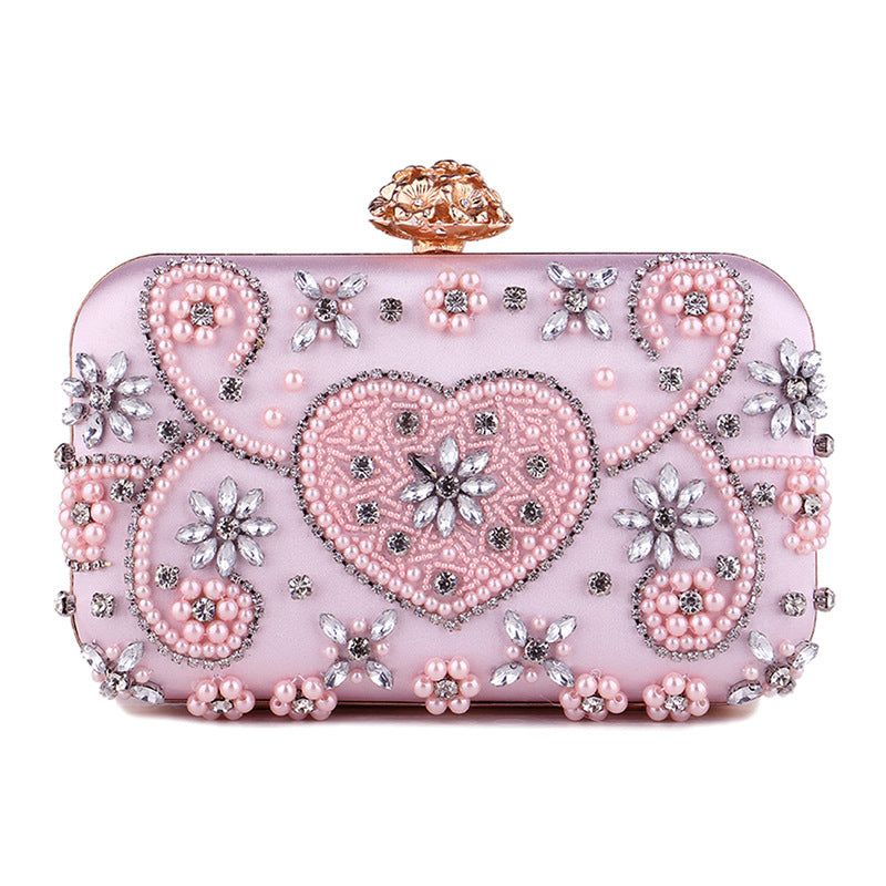Women's Handmade Beaded Dinner Banquet Diamond Dress Evening Bags