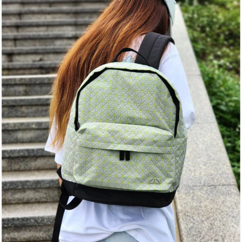 Geometric Rhombus Silicone Male Female Computer Bags