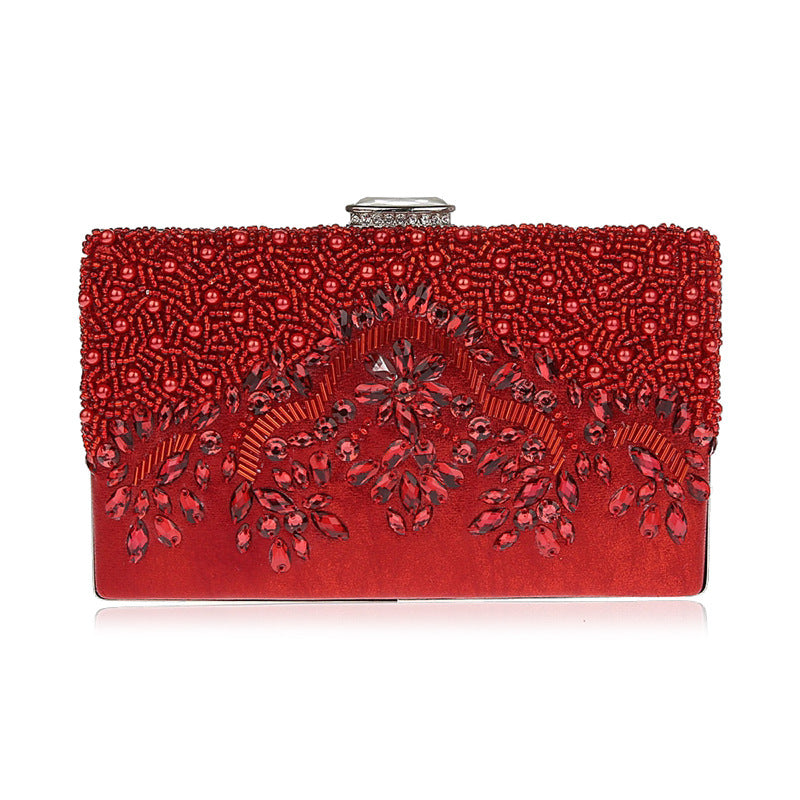 Embroidery Dinner Clutch Simple Elegant Easy To Match Evening Bags