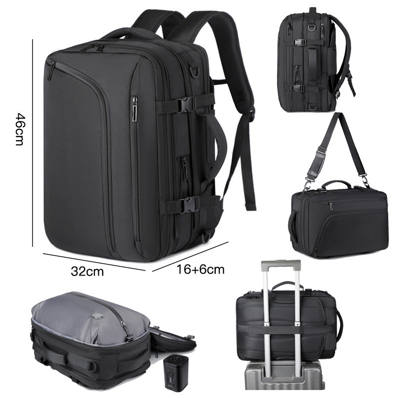Vacuum Compression Portable Computer Large Capacity Backpacks