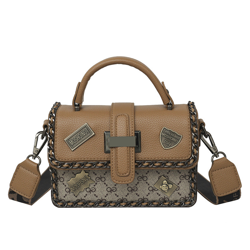 Women's Summer Live Broadcast Good Trendy Fashion Wide Strap Shoulder Bags