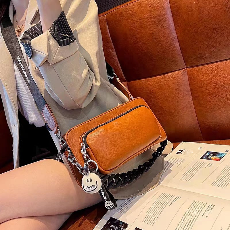Women's Cowhide Diamond Fashion Chain High-grade Bags
