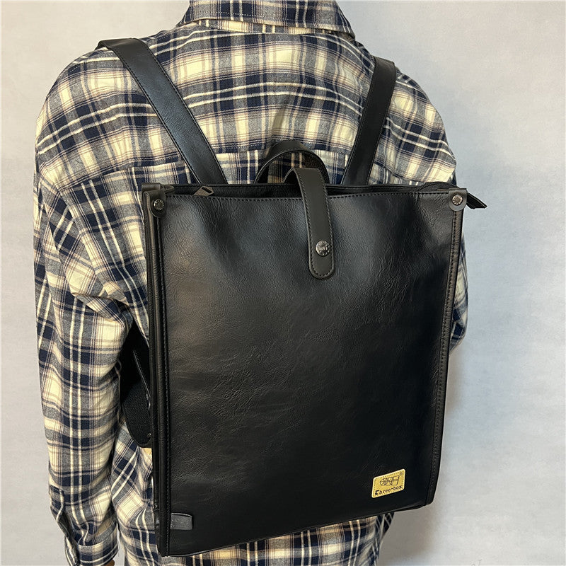 Women's & Men's & University Style Simple Business Portable Backpacks