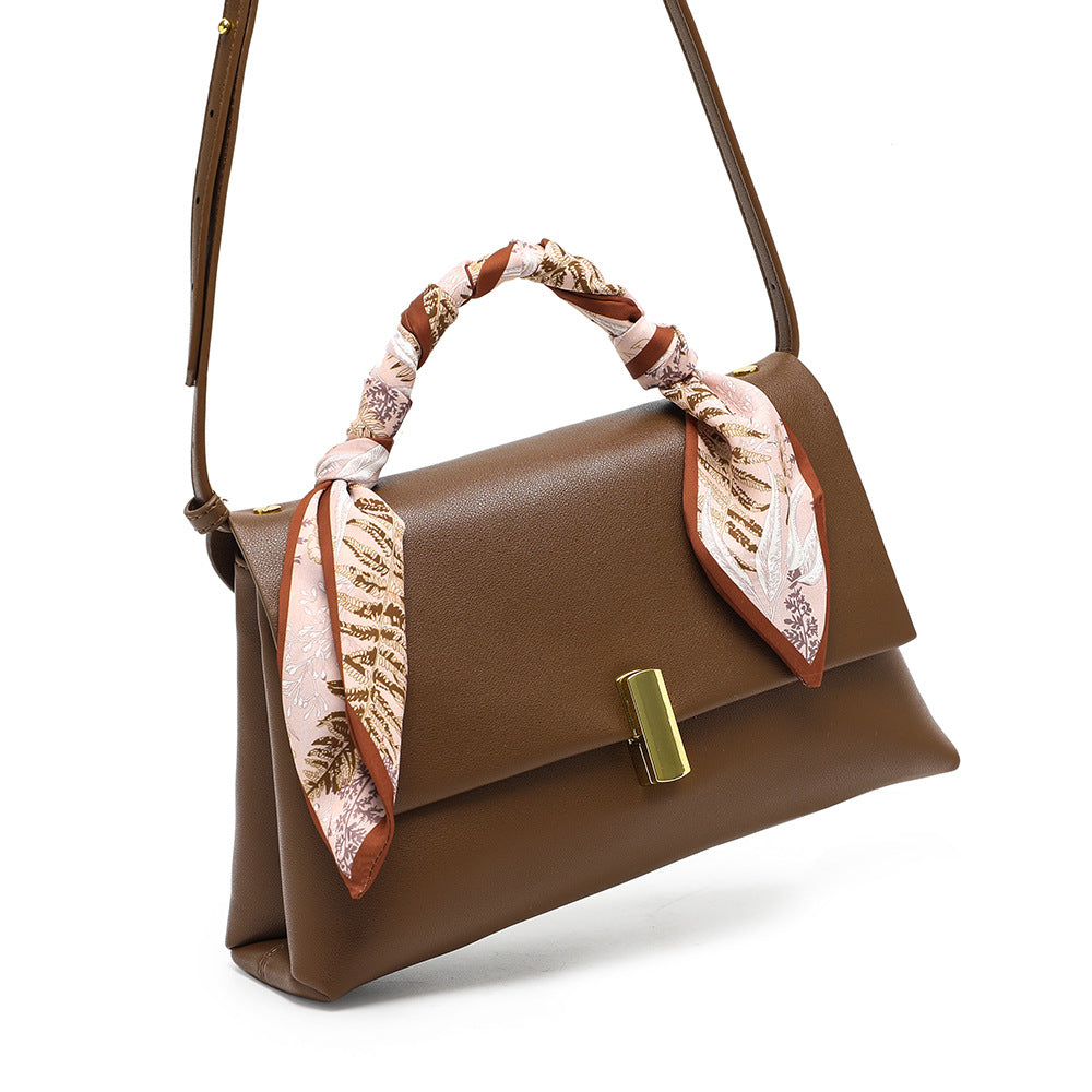 Women's Western Style Silk Scarf Easy To Match Crossbody Bags