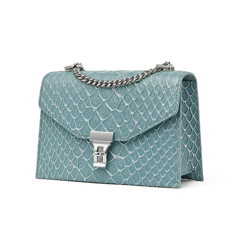 Women's Selected Genuine Leather Chain Summer High Crossbody Bags