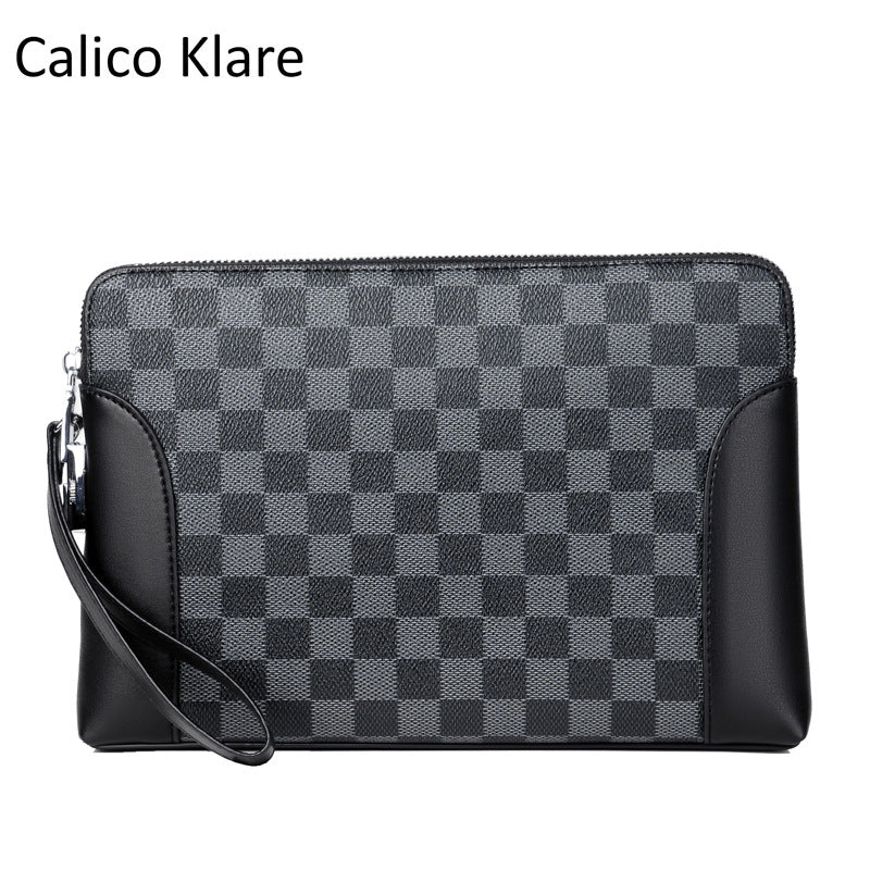 Men's Fashion Password Vintage Clutch Male Large Men's Handbags