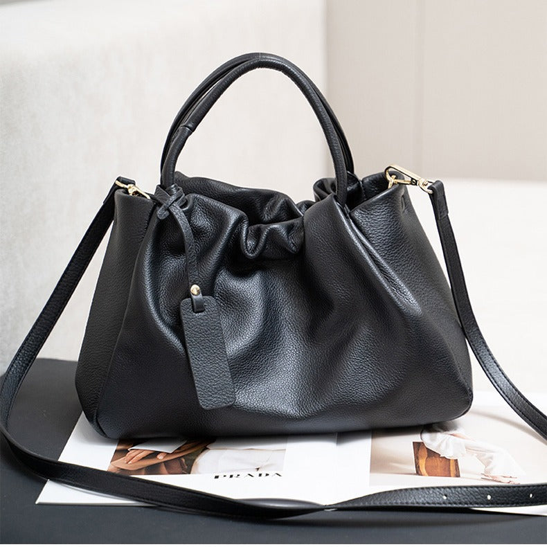 Women's Genuine Leather High-grade First Layer Cowhide Shoulder Bags