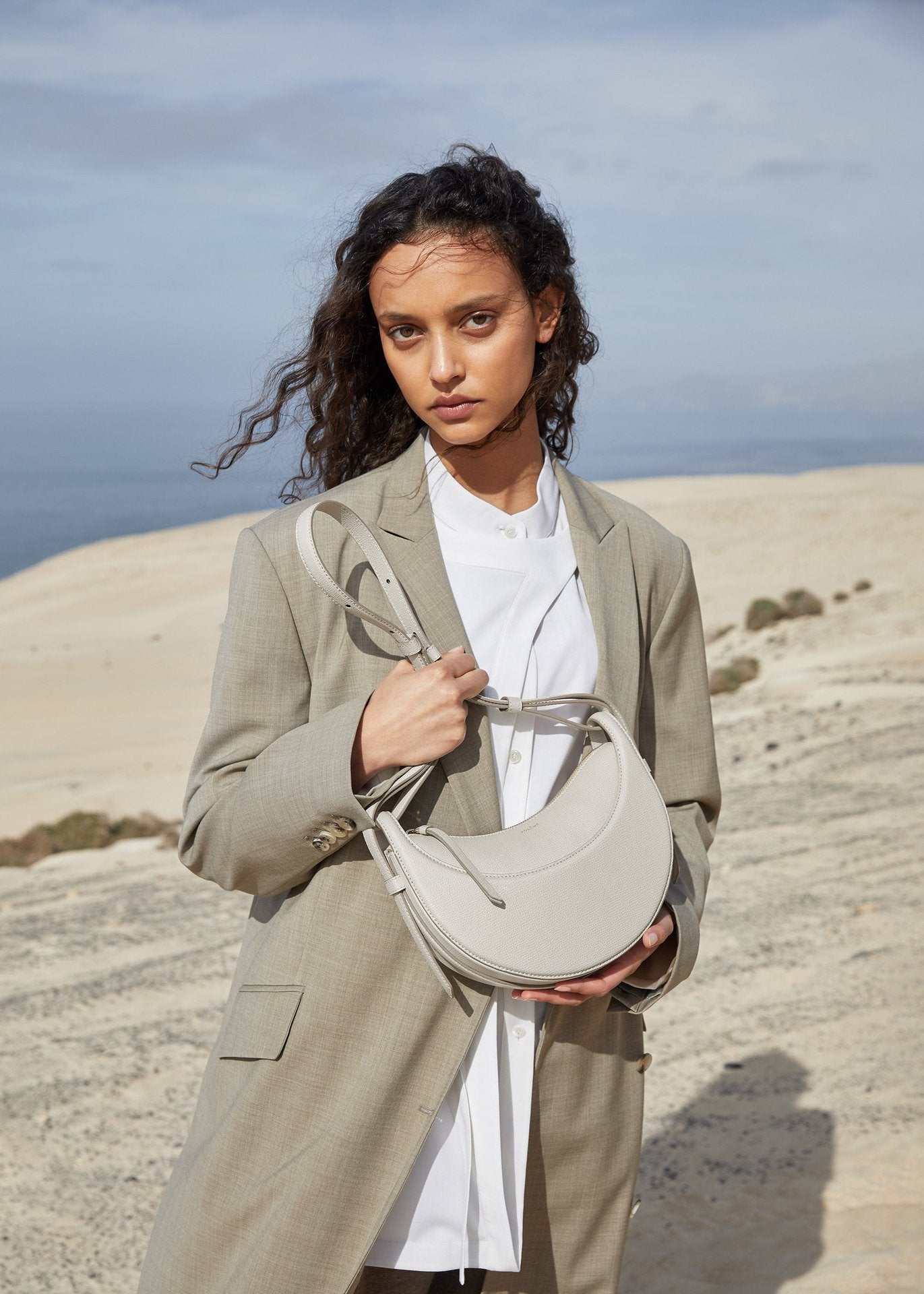Women's French Saddle Half Moon Underarm Crossbody Bags