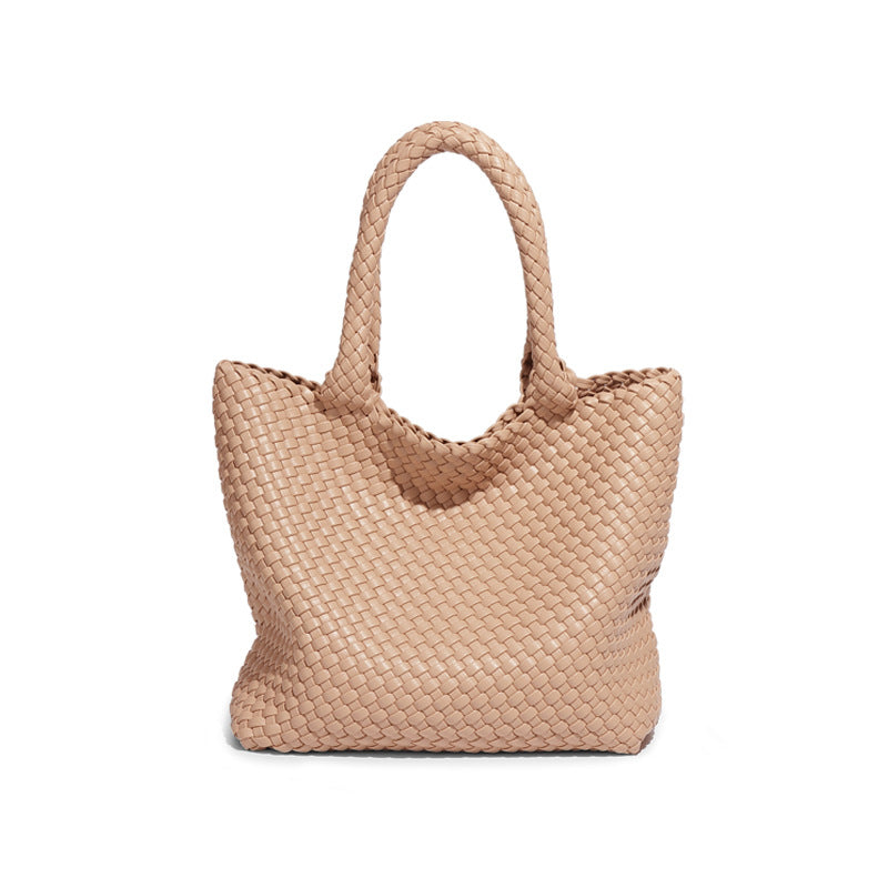 Women's Hand-woven Large Capacity Totes Summer Fashion Shoulder Bags