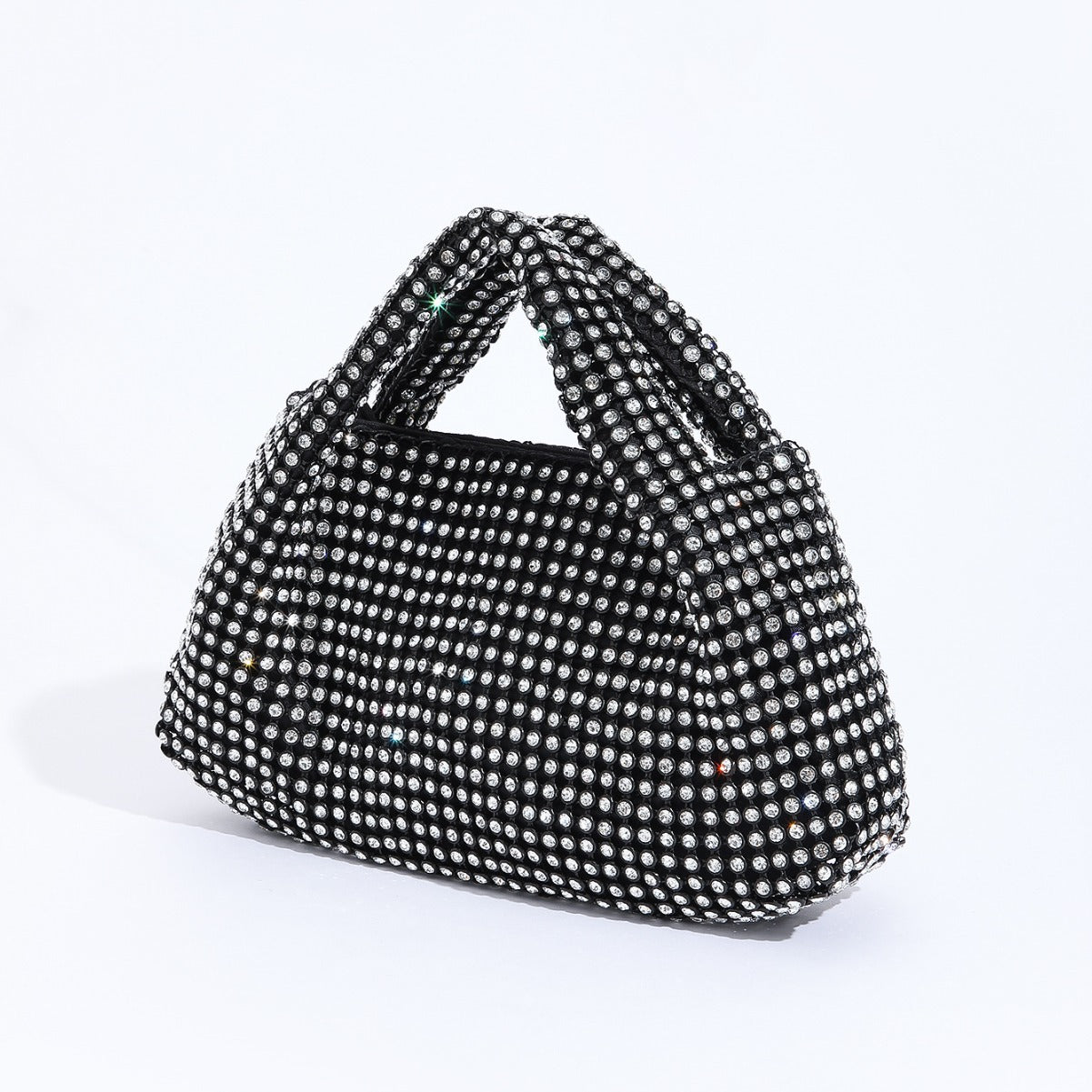 Design Diamond Rhinestone Shiny Vegetable Basket Evening Bags