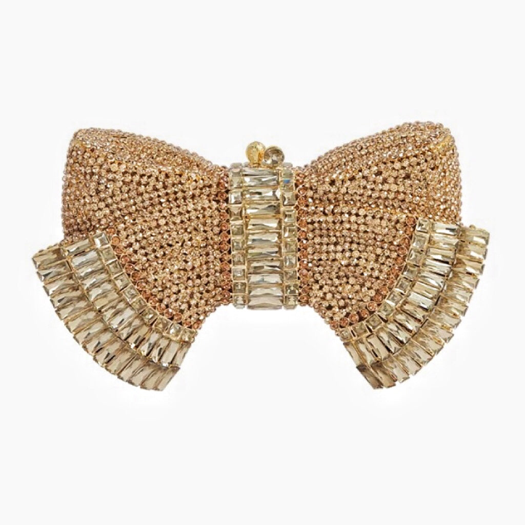 Women's Strictly Selected Bow Diamond Banquet Full Evening Bags