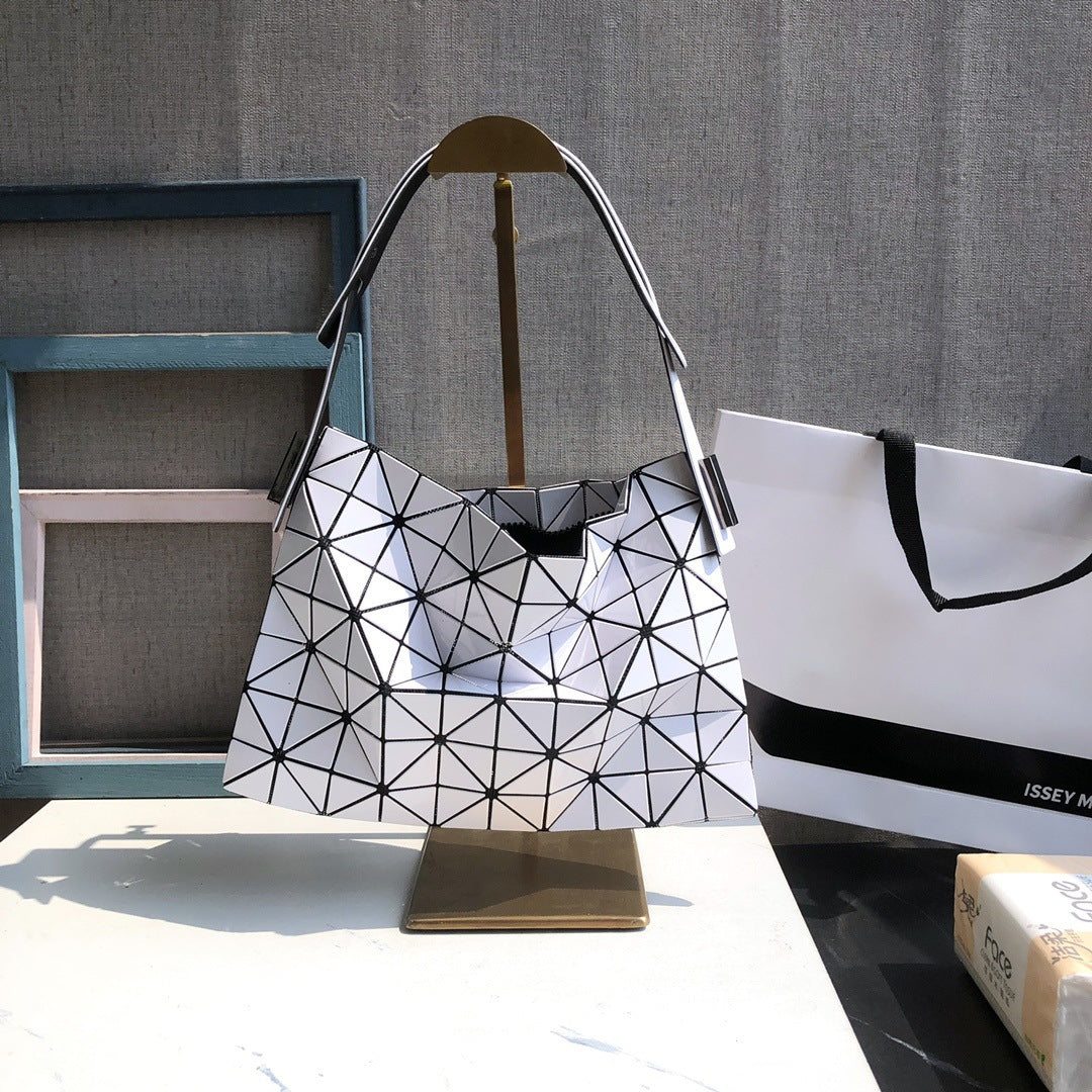 French Stick Underarm Commuter Geometric Rhombus Shoulder Bags