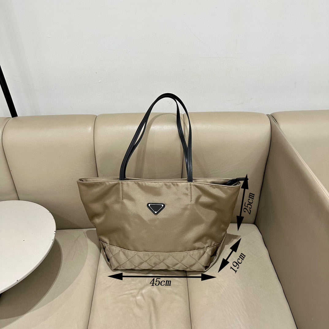 Women's Oxford Cloth Large Capacity Totes Simple Handbags