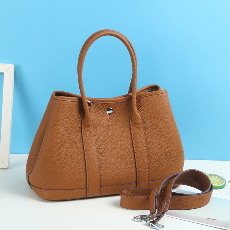 Women's Fashion Genuine Leather First Layer Cowhide Handbags