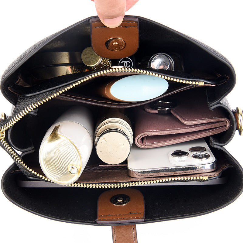 Women's Large Capacity Western Style Simple Versatile Shoulder Bags